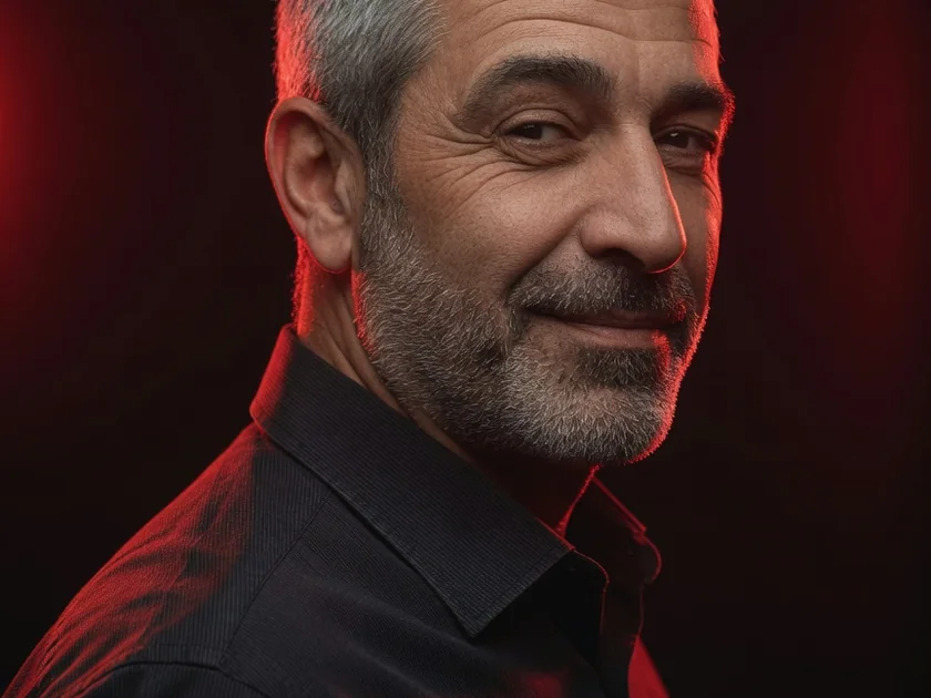 Mężczyzna około pięćdziesiątki, portret